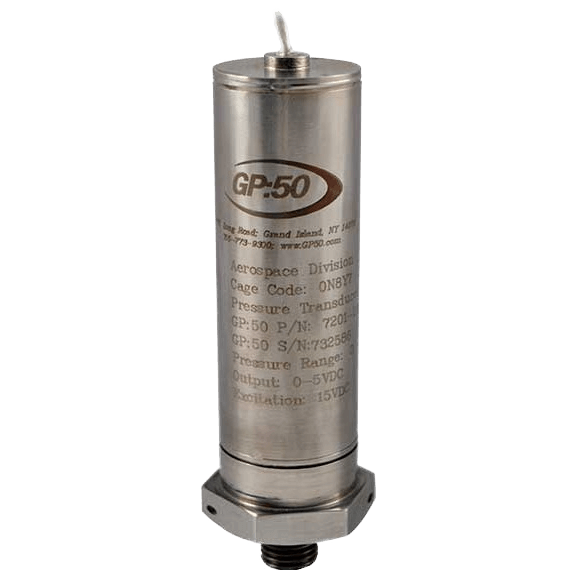 GP:50 Flight and Spaceflight Qualified Pressure Transducer, Model 7201
